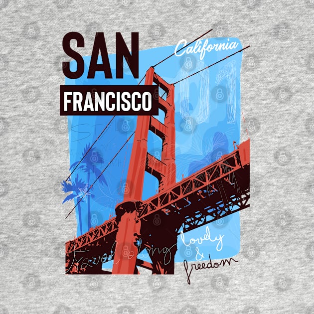 San Francisco bridge by Mako Design 